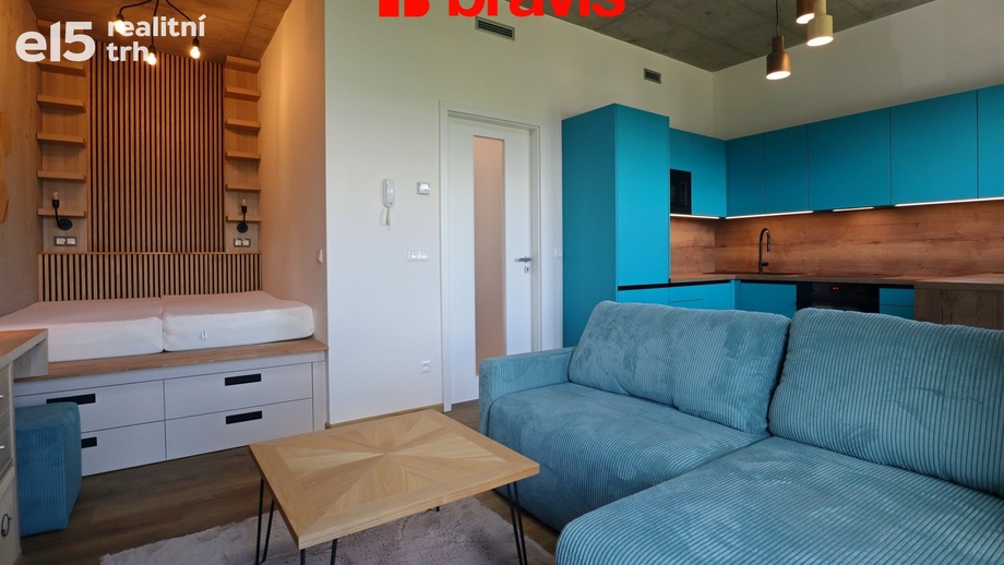Pronájem byty 1+kk, 35 m² - Brno - Horní Heršpice