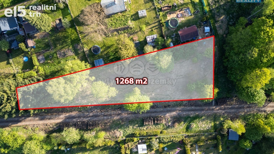 Prodej pozemky - zahrady, 1 268 m² - Horní Slavkov