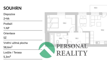 Pronájem bytu 2+kk 58 m², Chlumec nad Cidlinou