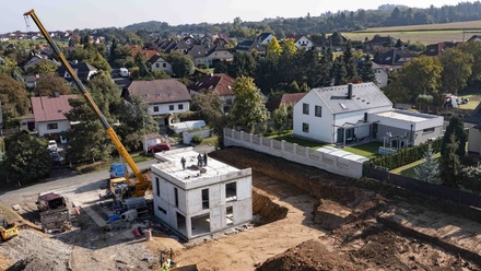 Prodej stavebního pozemku 801 m², Škvorec