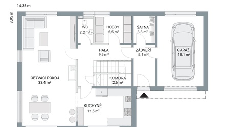 Prodej rodinného domu 183 m², Škvorec