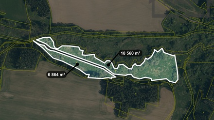 Prodej pole 220 644 m², Tisová - Kumpolec