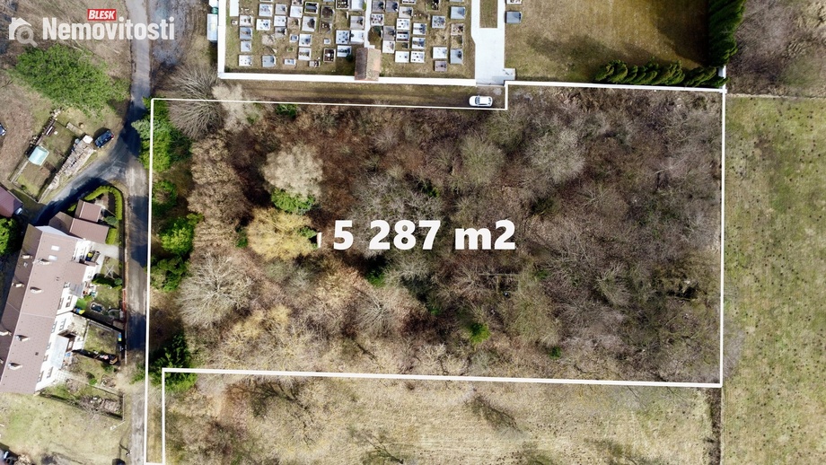 Prodej stavebního pozemku 5 287 m², Smilovy Hory