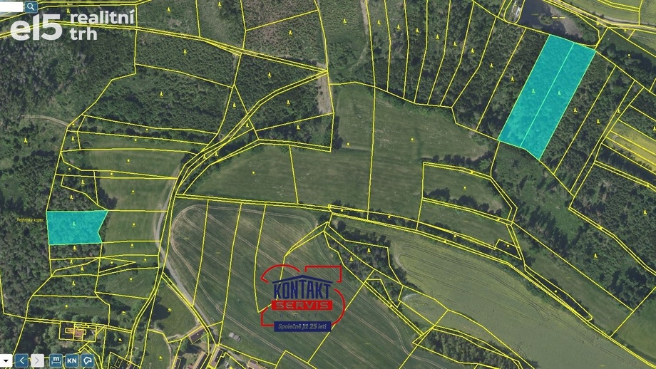 Prodej lesy, 10 542 m² - Tehov