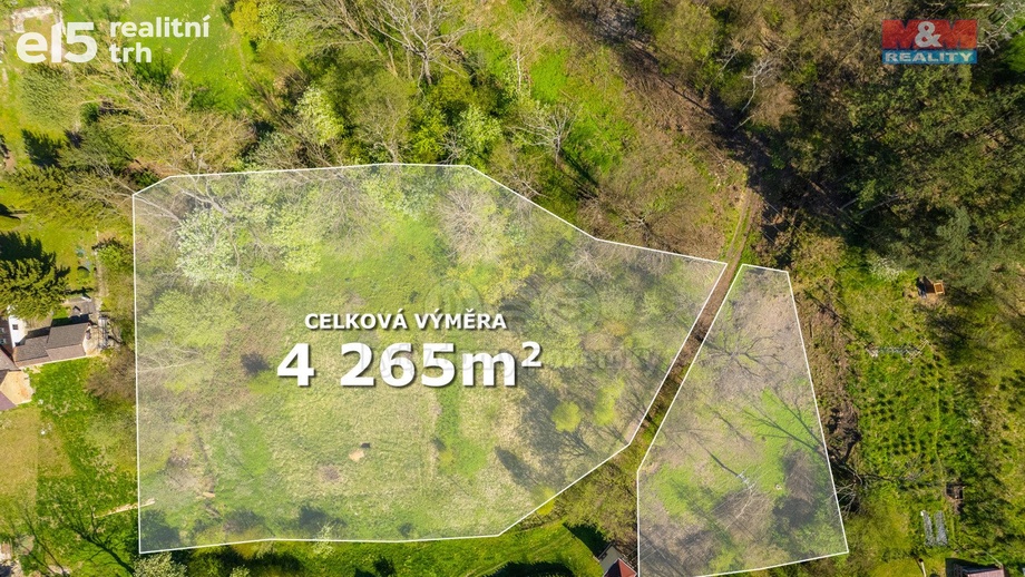 Prodej pozemky pro bydlení, 4 265 m² - Liběšice - Zimoř