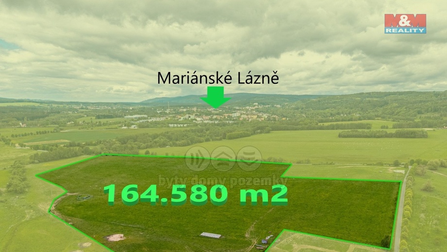 Prodej pole 164 580 m², Mariánské Lázně - Stanoviště