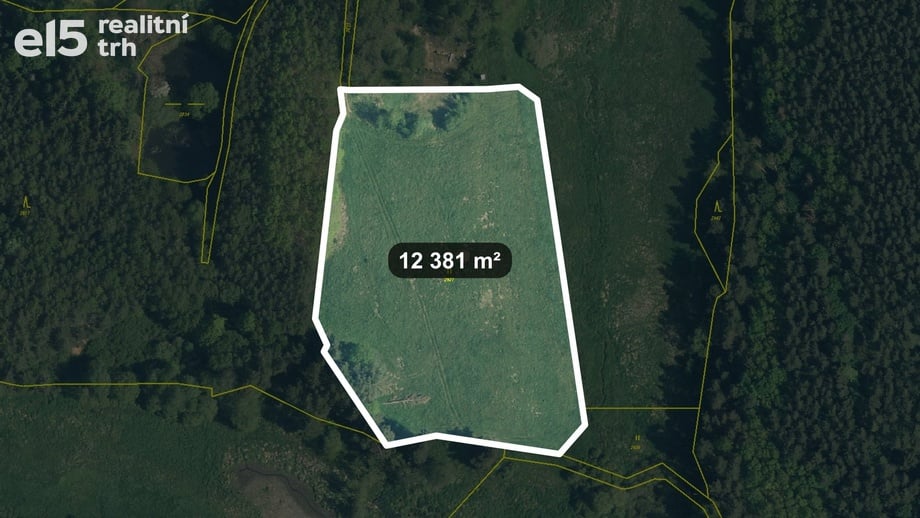 Prodej zemědělská půda, 12 381 m² - Lom u Tachova