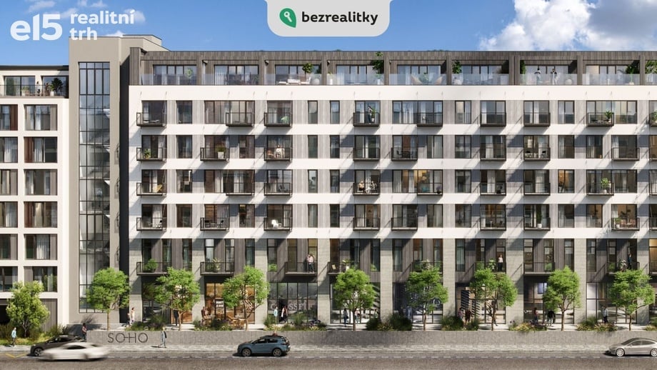 Prodej byty 1+kk, 28 m² - Praha - Holešovice