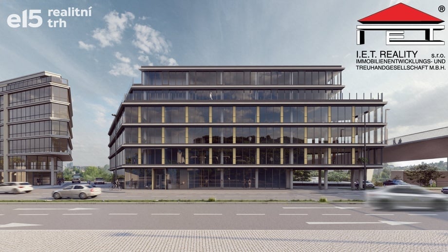 Pronájem kanceláře, 133 m² - Praha - Hlubočepy