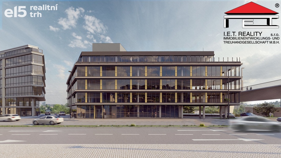 Pronájem kanceláře 288 m², Praha - Hlubočepy