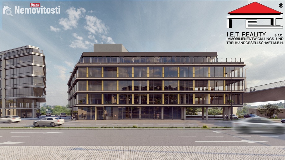 Pronájem kanceláře 133 m², Praha - Hlubočepy