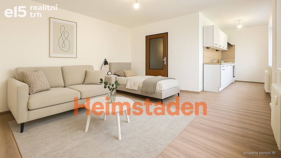 Pronájem bytu 1+kk 28 m², Karviná-Nové Město - Karviná - Nové město