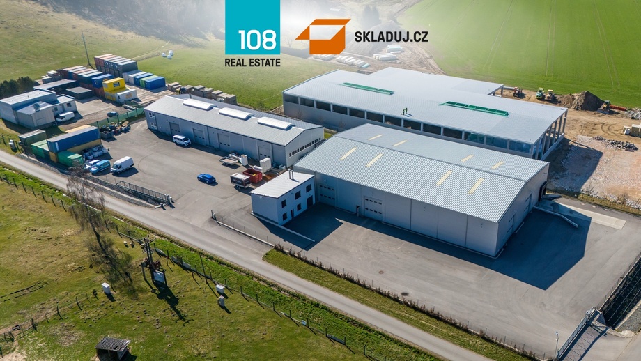 Pronájem skladu 1 483 m², Roudná