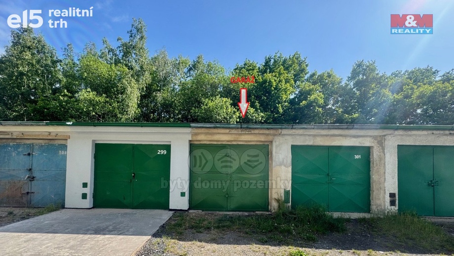 Prodej garáže, 18 m² - Chomutov