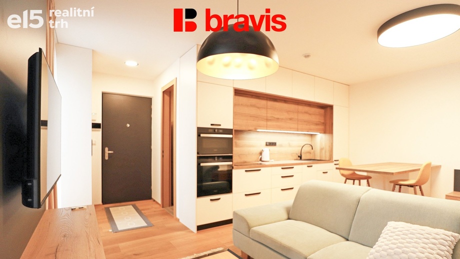 Pronájem byty 1+kk, 35 m² - Brno - Líšeň