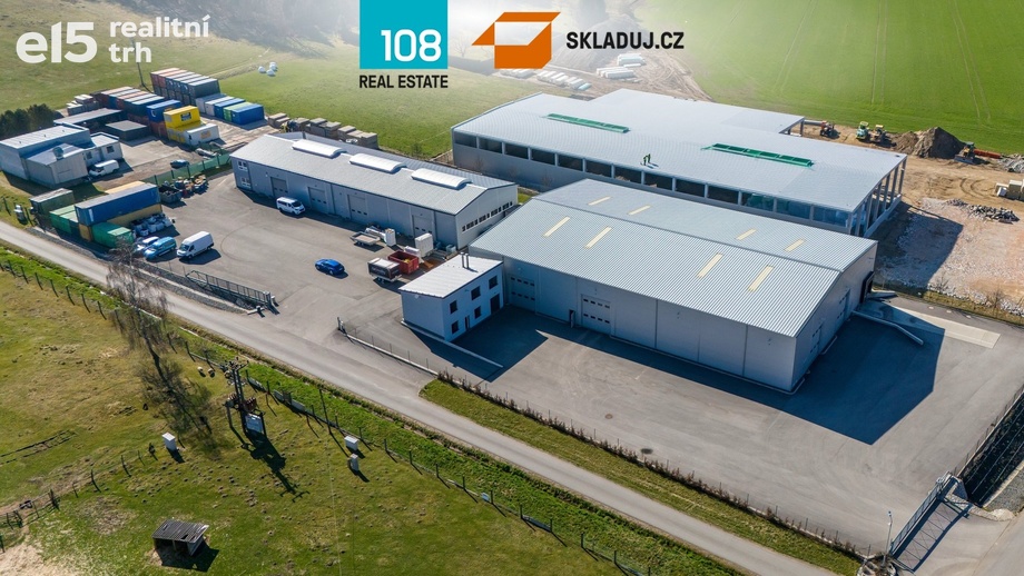 Pronájem sklady, 370 m² - Roudná