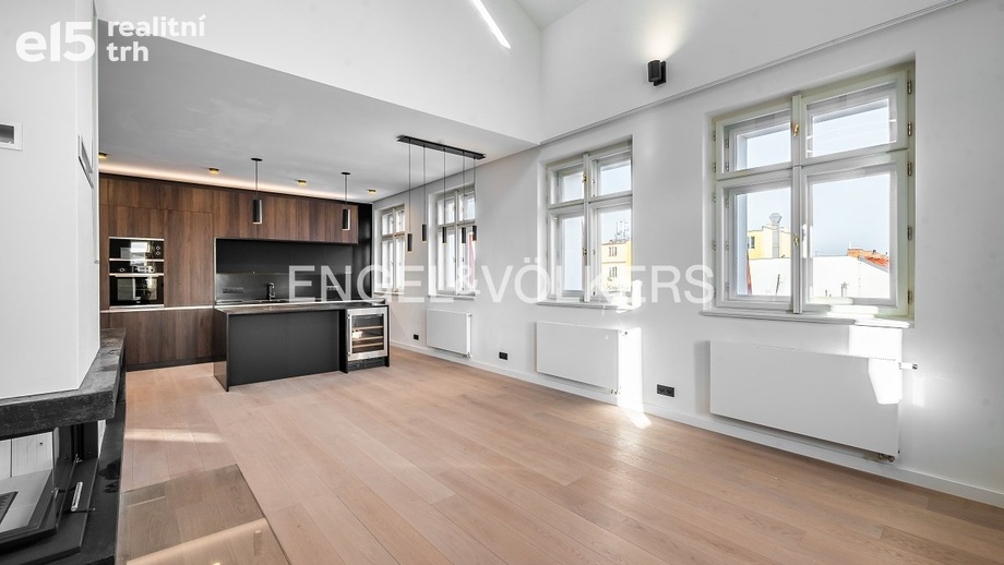 Pronájem byty 4+kk, 148 m² - Praha - Smíchov