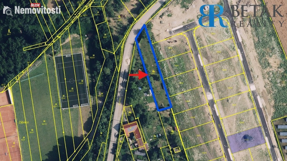 Prodej stavebního pozemku 1 409 m², Přerov IV-Kozlovice
