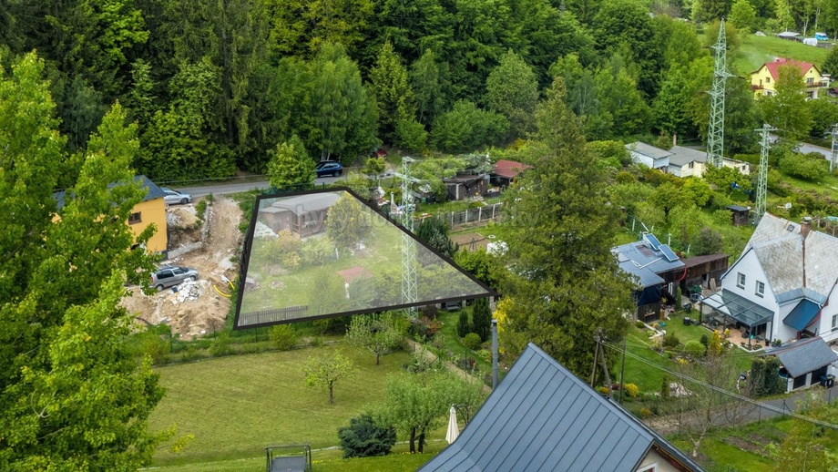 Prodej pozemky - zahrady, 387 m² - Jablonec nad Nisou