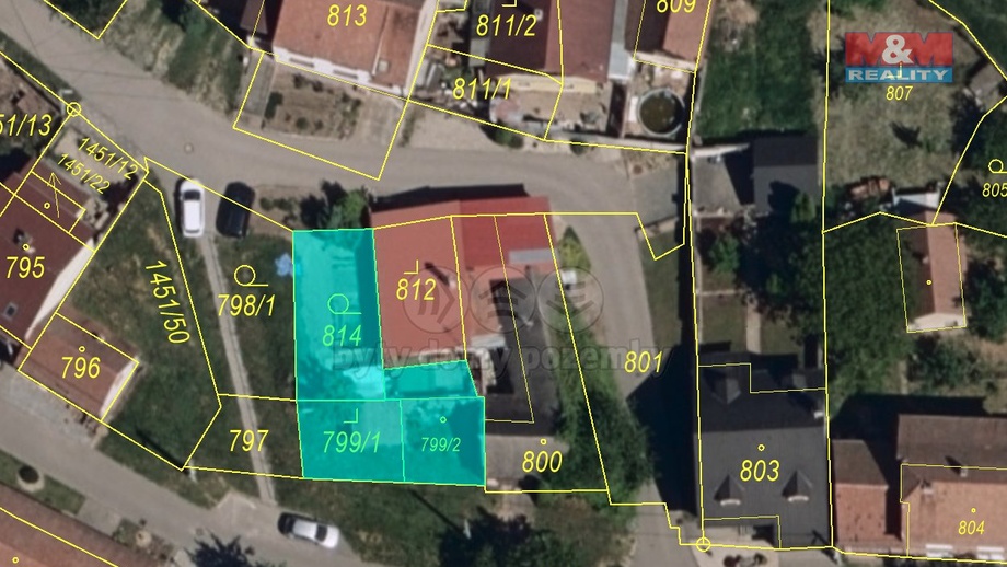 Prodej pozemky pro komerční výstavbu, 197 m² - Hovorany