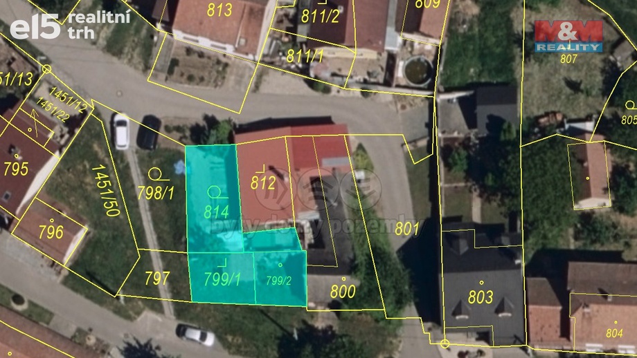 Prodej pozemky pro komerční výstavbu, 197 m² - Hovorany