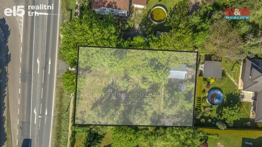 Prodej stavebního pozemku 822 m², Praha