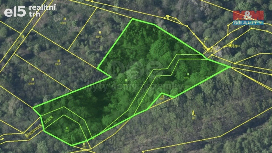 Prodej pozemky - zahrady, 6 655 m² - Jirkov - Březenec