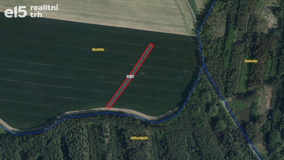 Prodej zemědělská půda, 3 247 m² - Chrast - Chacholice