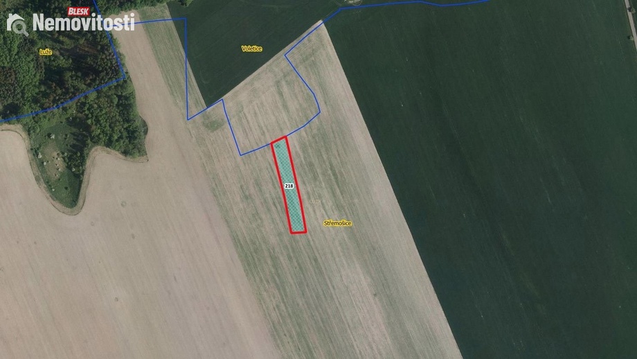 Prodej pole 3 348 m², Střemošice