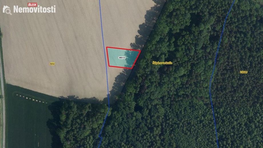 Prodej pole 1 788 m², Skuteč - Štěpánov
