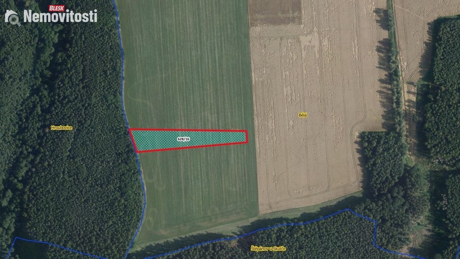 Prodej pole 6 150 m², Luže
