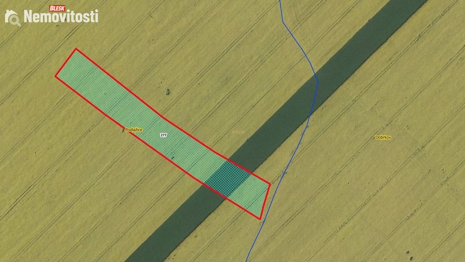 Prodej pole 6 287 m², Chrast - Podlažice