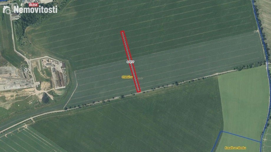 Prodej pole 3 209 m², Chlebičov
