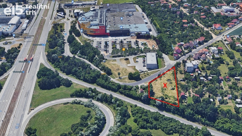 Prodej pozemky pro komerční výstavbu, 2 693 m² - Brno - Horní Heršpice