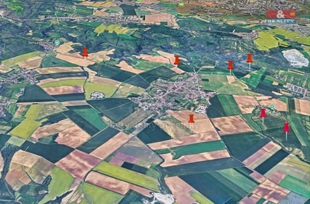 Prodej zemědělská půda, 87 559 m² - Ořechov