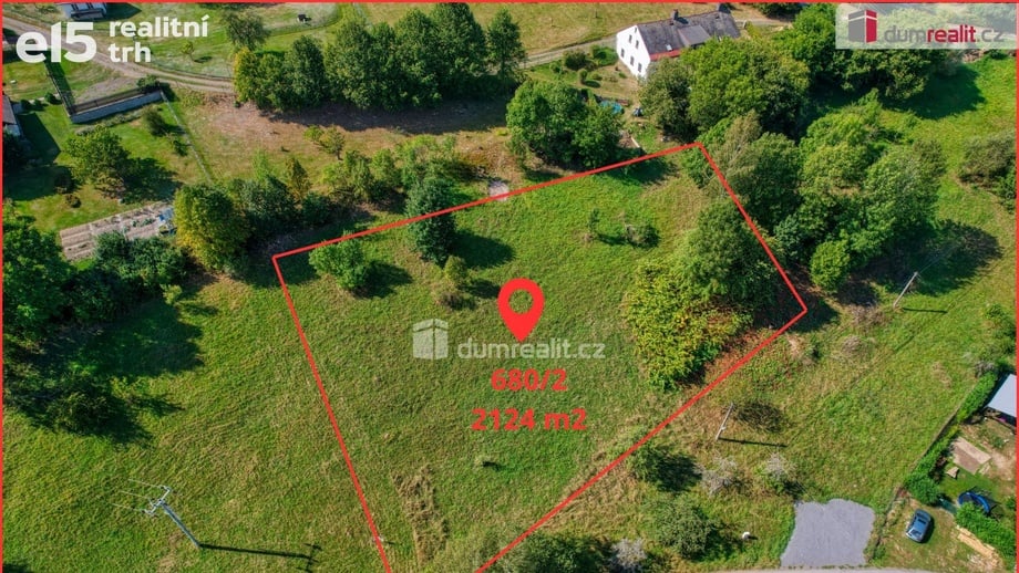 Prodej pozemky pro bydlení, 2 124 m² - Malá Skála - Mukařov