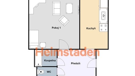 Pronájem bytu 1+1 35 m², Ostrava-Poruba - Ostrava - Poruba