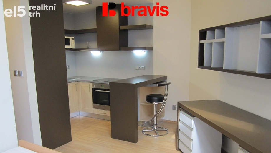 Pronájem byty 1+kk, 26 m² - Brno-město