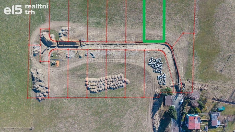 Prodej stavebního pozemku 956 m², Březová