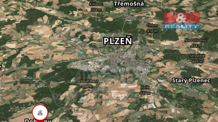 Prodej zemědělská půda, 19 549 m² - Dobřany
