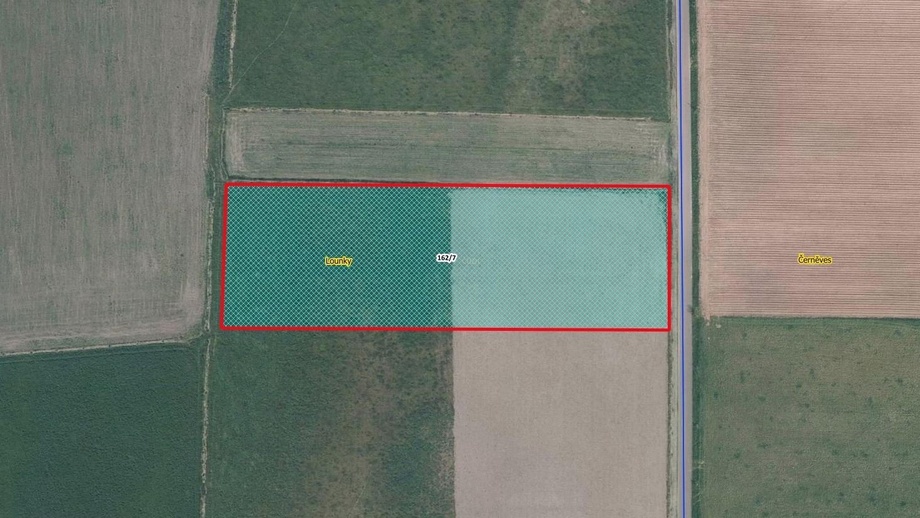 Prodej podílu 2/3 zemědělská půda, 4 477 m² - Chodouny - Lounky