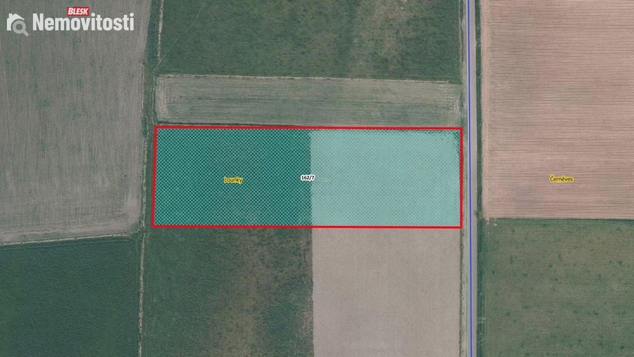 Prodej podílu 2/3 pole 4 477 m², Chodouny - Lounky