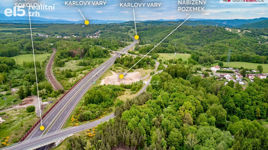 Prodej pozemky pro komerční výstavbu, 13 000 m² - Nové Sedlo