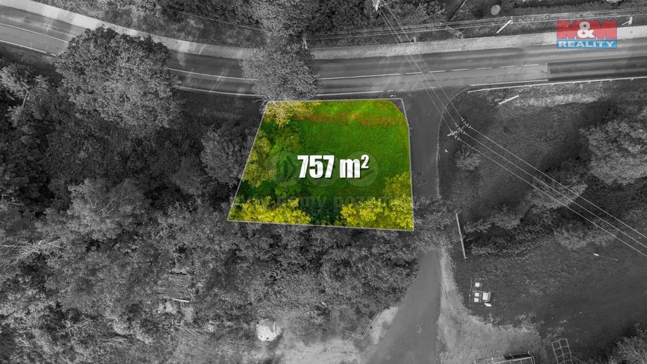 Prodej pozemky pro komerční výstavbu, 757 m² - Mníšek