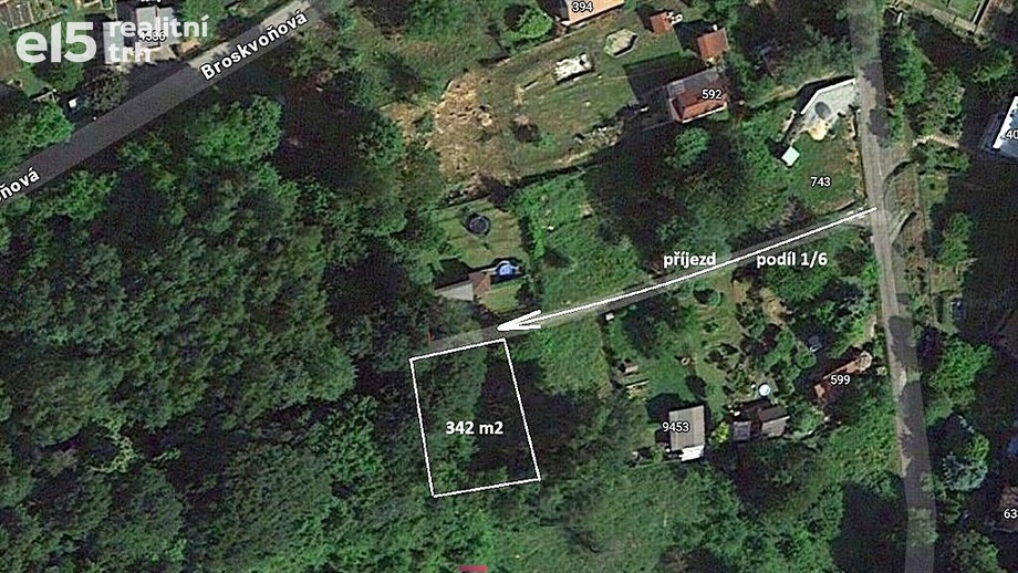 Prodej pozemky pro bydlení, 370 m² - Ústí nad Labem - Brná