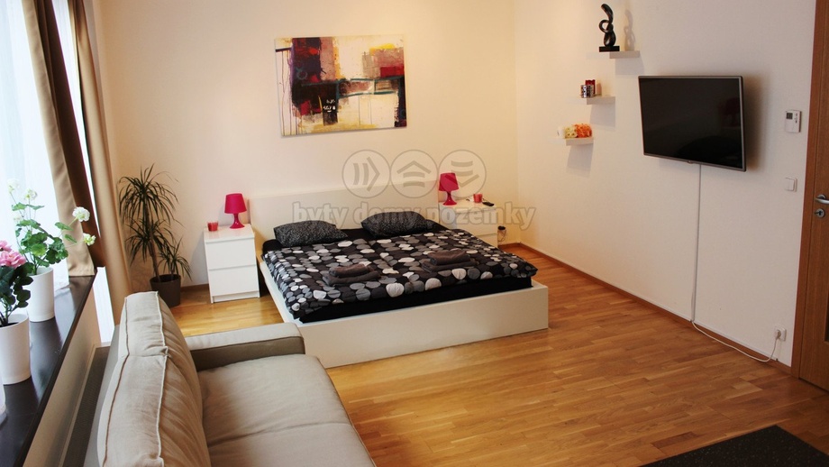 Pronájem bytu 1+kk 32 m², Praha - Smíchov