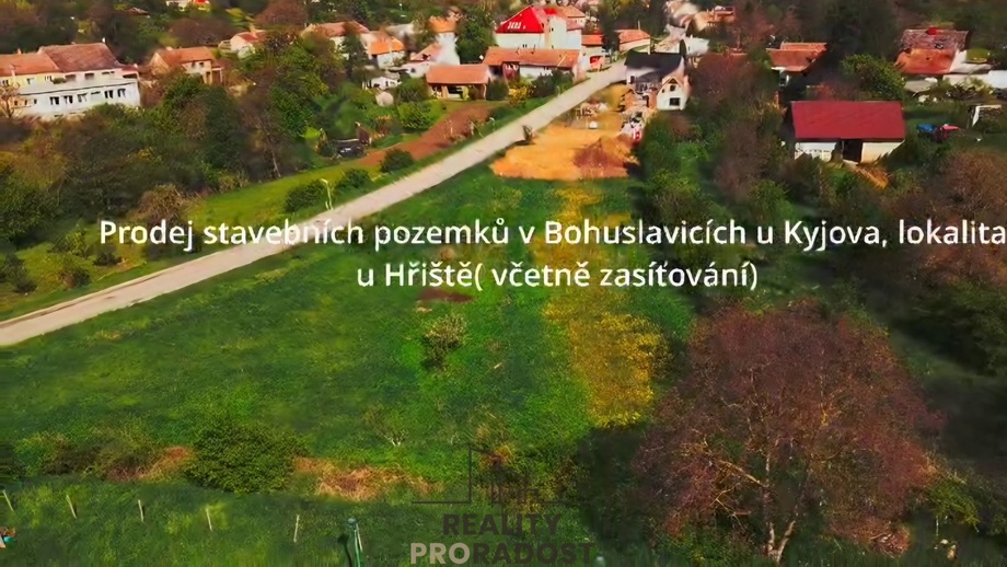 Prodej pozemky pro bydlení, 632 m² - Kyjov - Bohuslavice u Kyjova