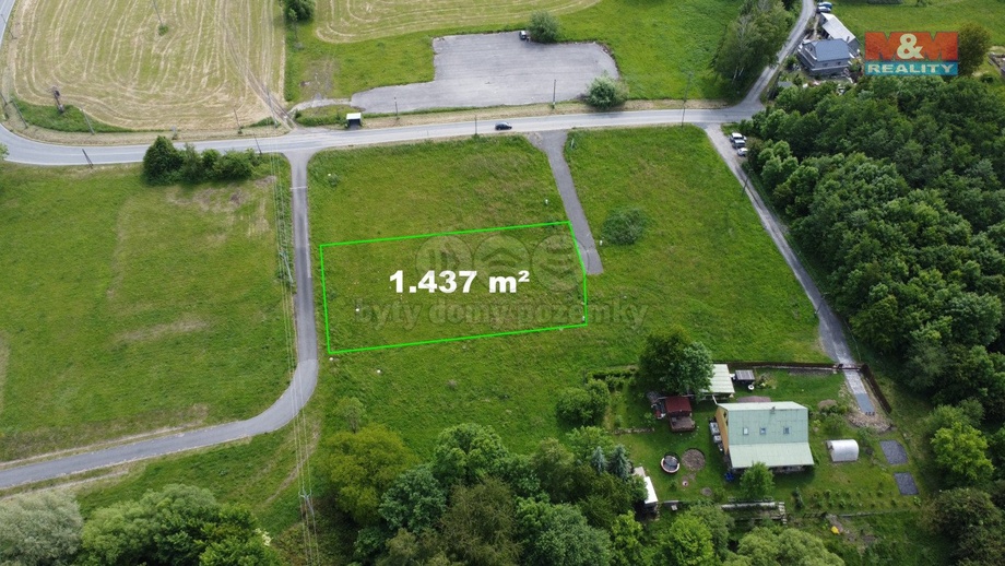 Prodej pozemky pro bydlení, 1 437 m² - Horní Bludovice - Prostřední Bludovice