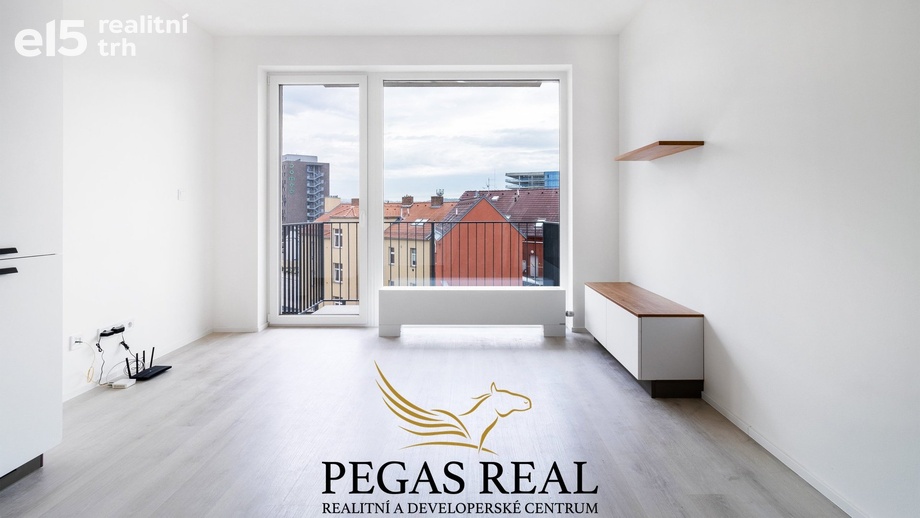 Pronájem byty 1+kk, 25 m² - Brno - Komárov