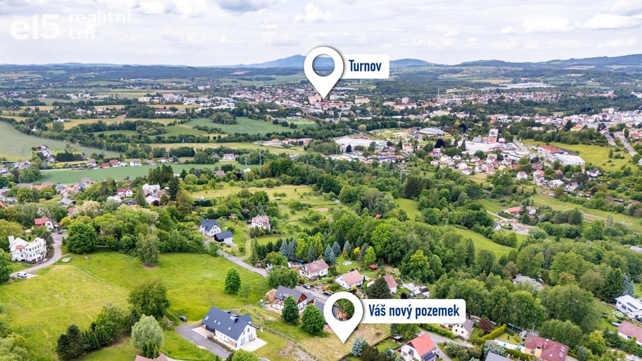 Prodej pozemky pro bydlení, 1 020 m² - Turnov - Mašov